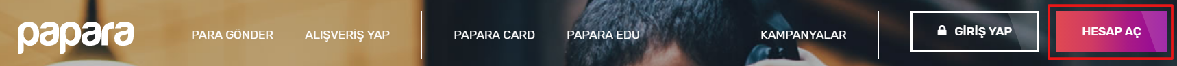 Papara Üyelik